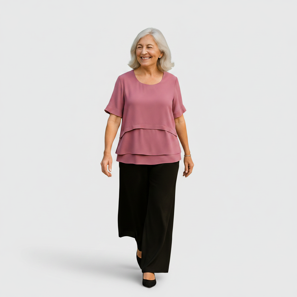 Honorine - Layered Drape Blouse