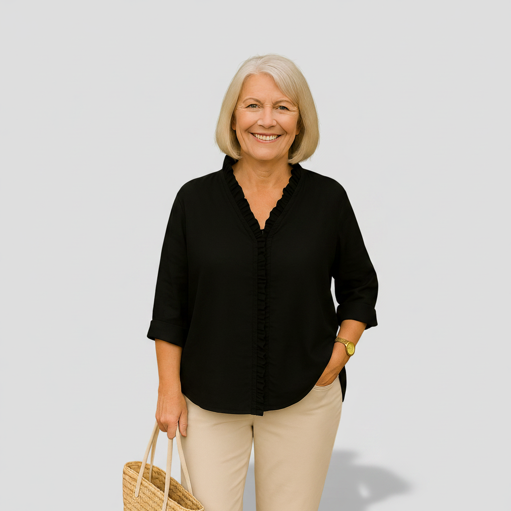 Delphine - Soft Ruffle Blouse
