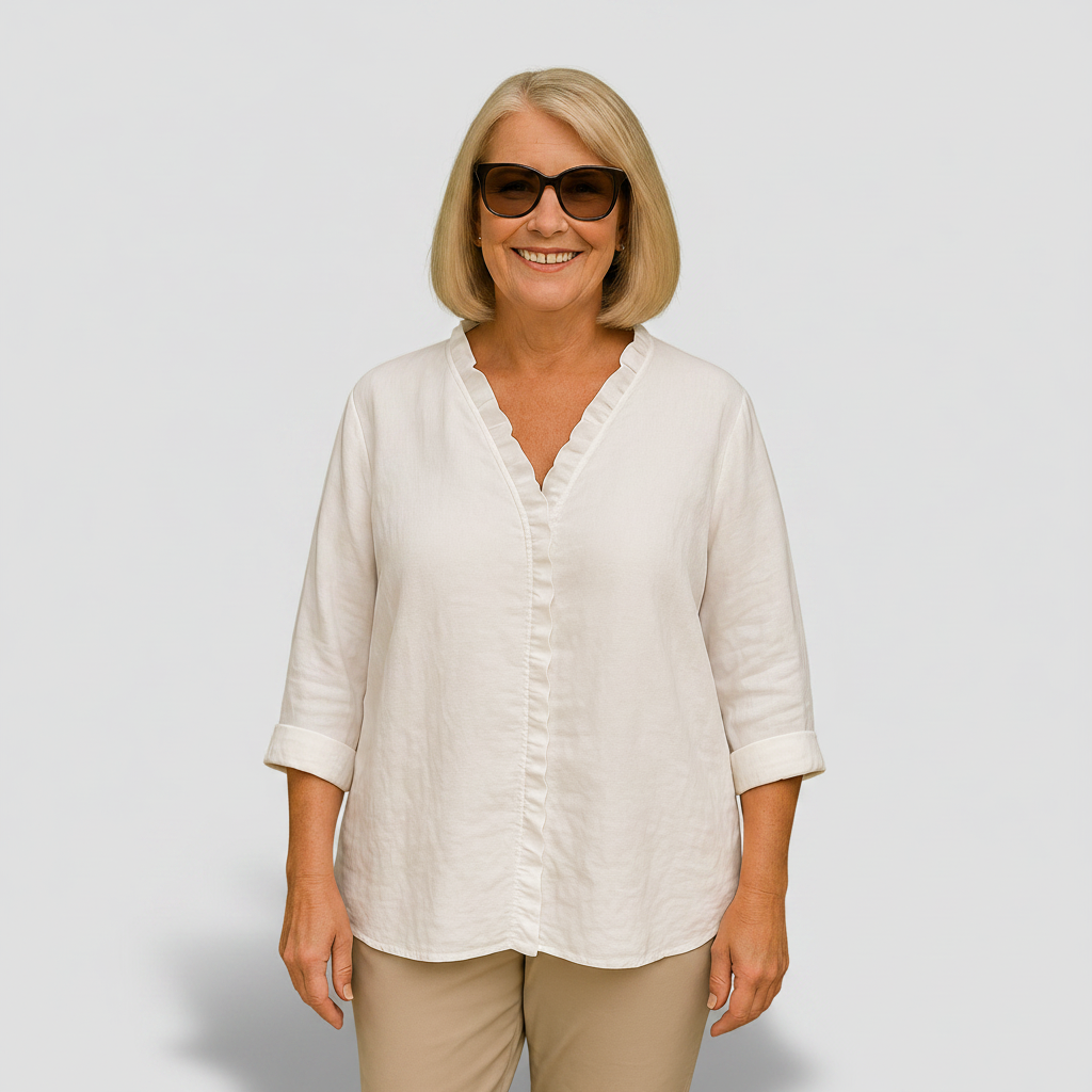 Delphine - Soft Ruffle Blouse