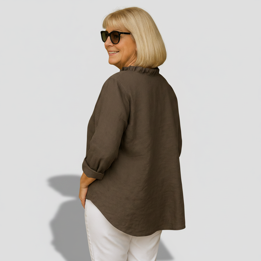 Delphine - Soft Ruffle Blouse
