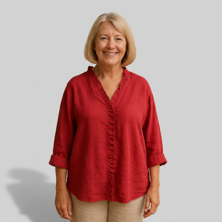 Delphine - Soft Ruffle Blouse