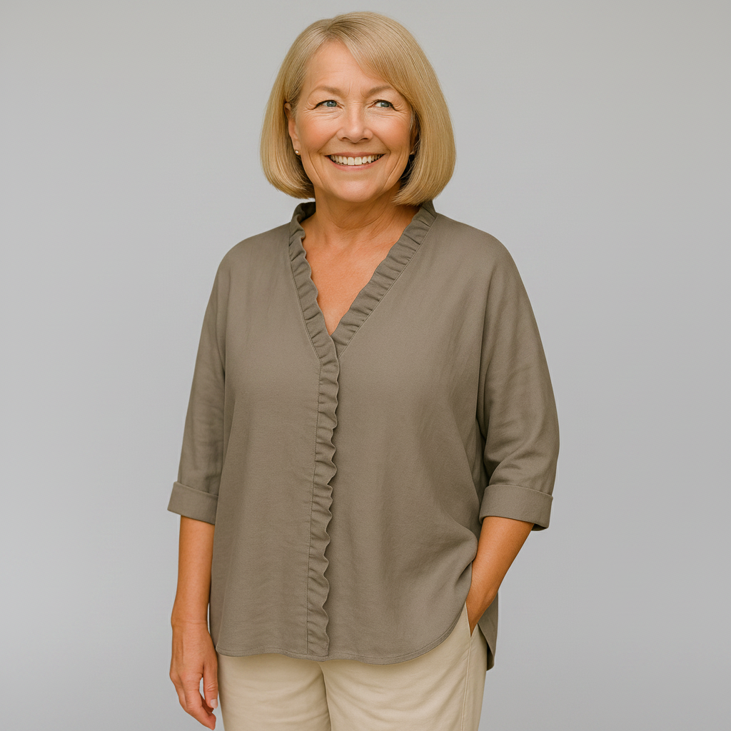 Delphine - Soft Ruffle Blouse