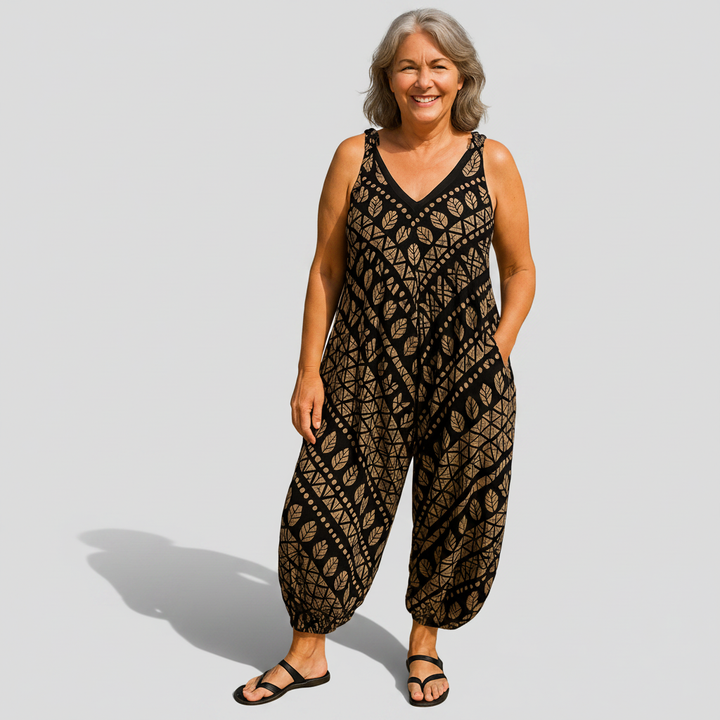 Béatrice - Wide-Leg Flowy Jumpsuit