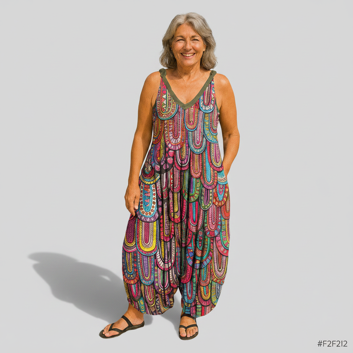Béatrice - Wide-Leg Flowy Jumpsuit