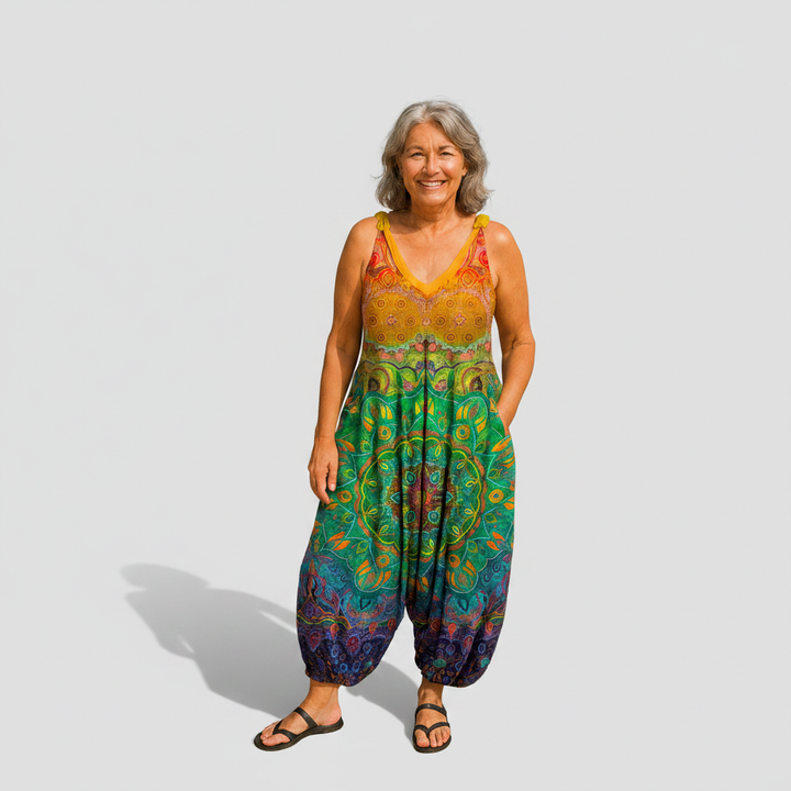 Béatrice - Wide-Leg Flowy Jumpsuit