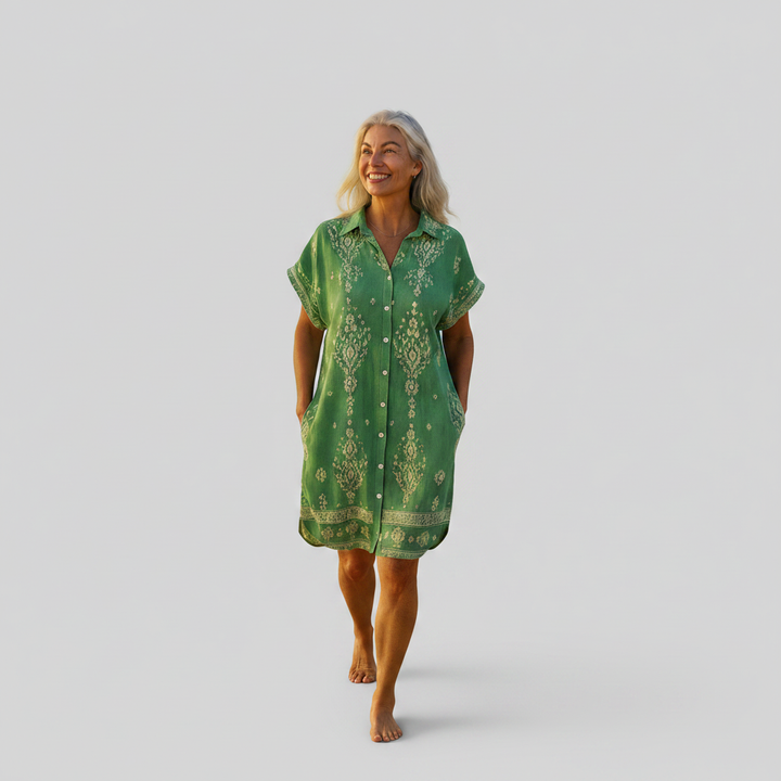Béatrice - Cotton Linen Dress