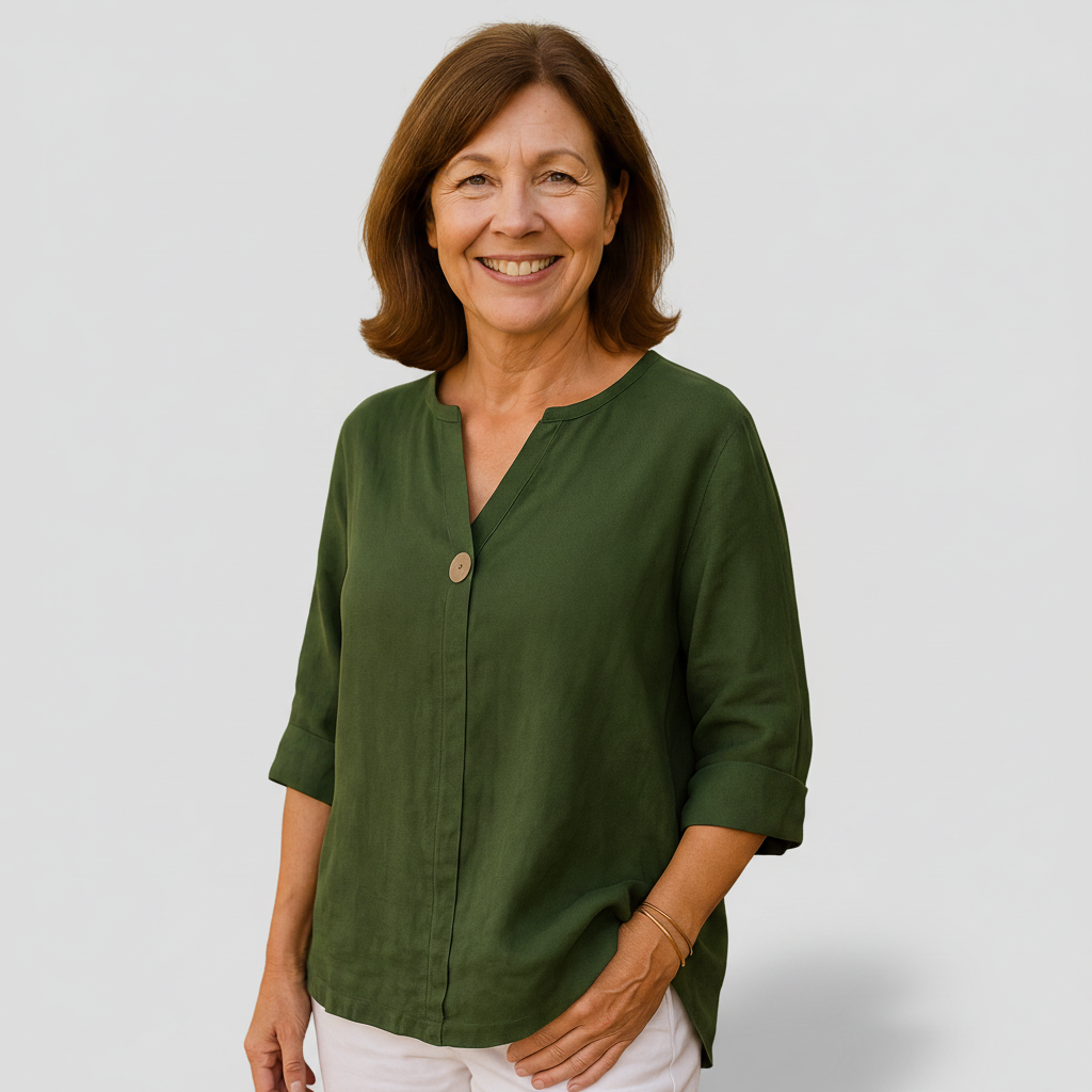 Béatrice - Lightweight Draped Blouse