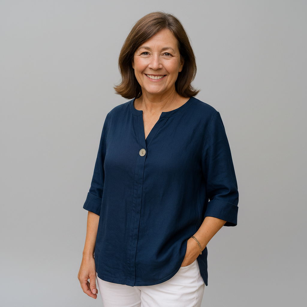 Béatrice - Lightweight Draped Blouse