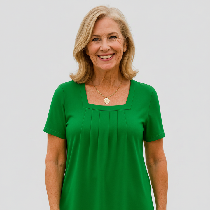 Béatrice - Pleated Comfort Top