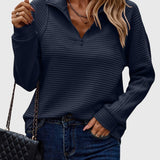 Nora | Elegant Sweater with Half Zip