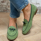 Penelope | Elegant Flat Shoe with Bow