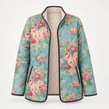 Avery - Quilted Floral Print Jacket