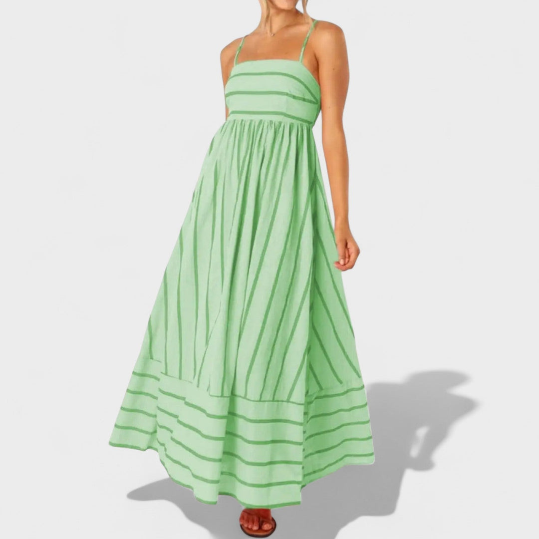 Isabel - Long Striped Dress
