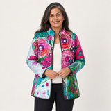Sophie - Floral Patterned Quilted Jacket