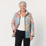 Hannah - Floral Patchwork Quilted Jacket
