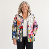 Amelia - Vintage Wildflower Quilted Jacket
