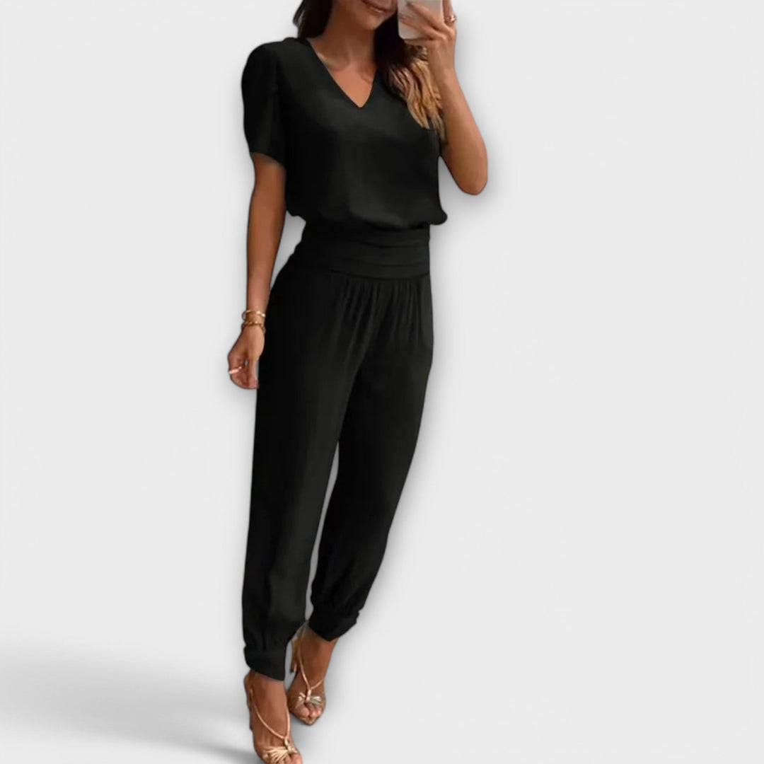 Linda - Elegant set of top and pants