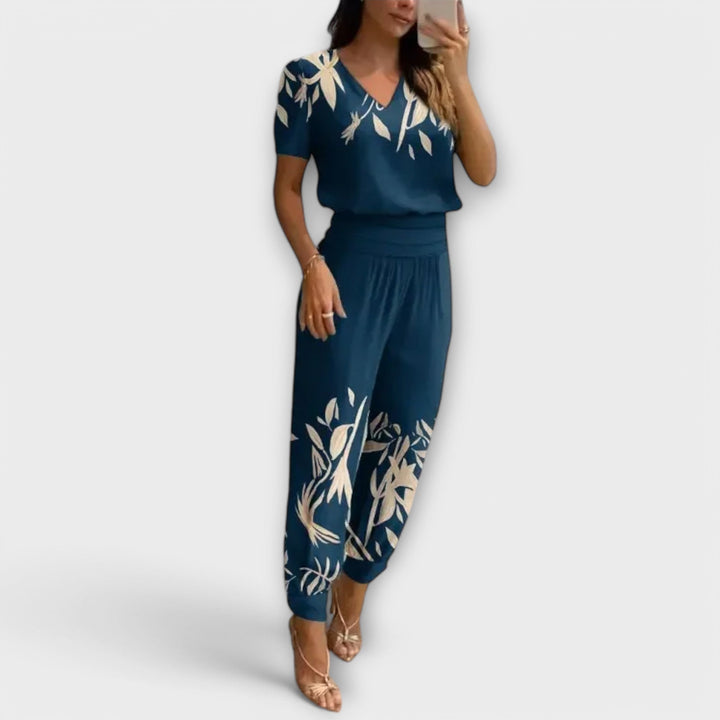Linda - Elegant set of top and pants