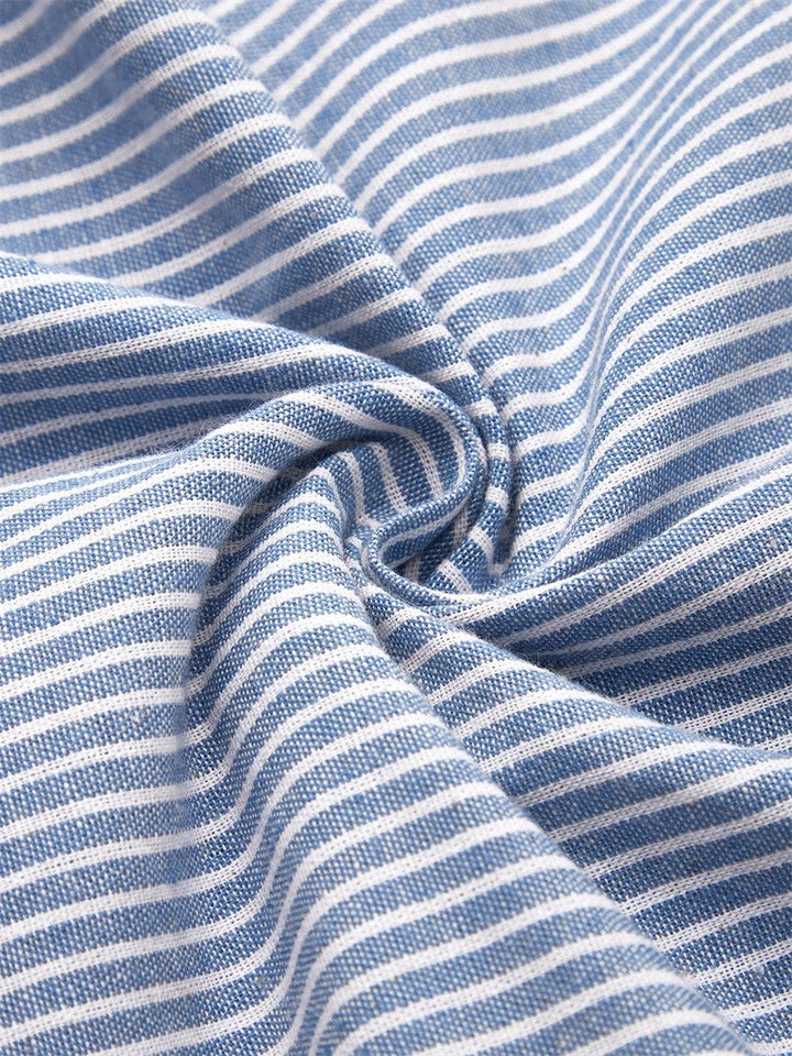 Aubrey - Elegant Striped Summer Midi Dress