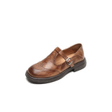 Charlotte | Elegant Leather Mary Janes