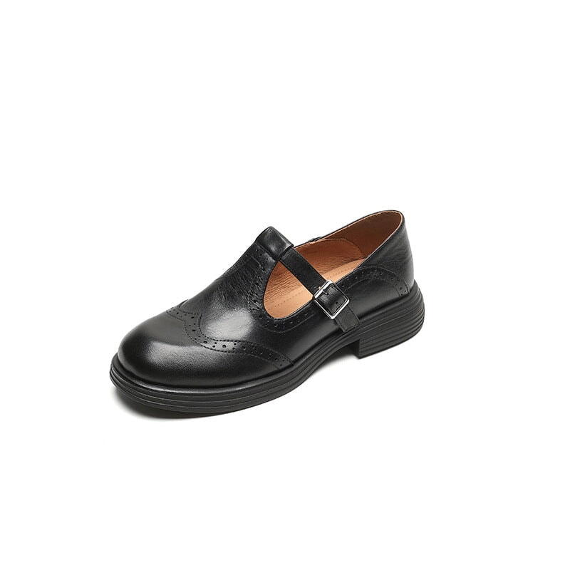 Charlotte | Elegant Leather Mary Janes