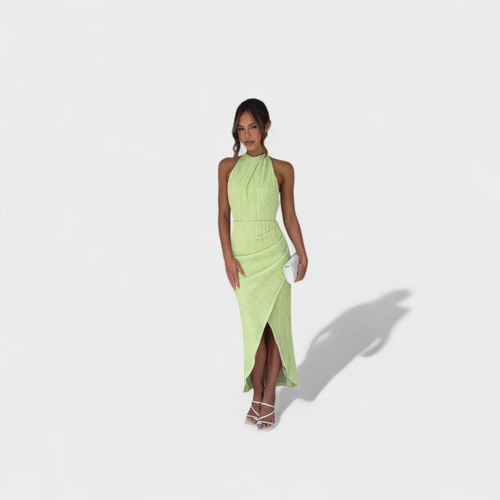 Camila - Long Dress with Pleats