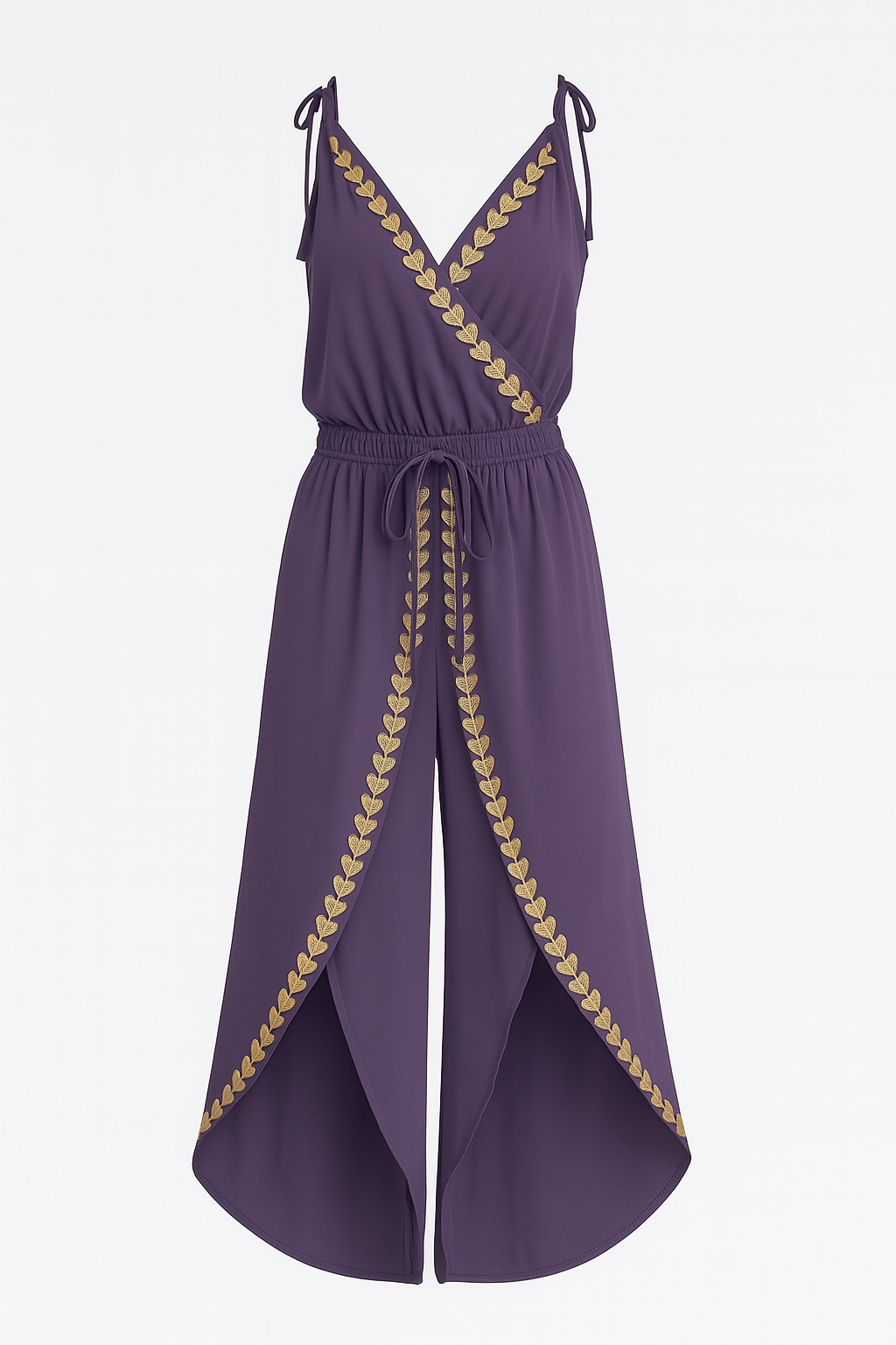 Lorena - Dress Mono with Golden Details
