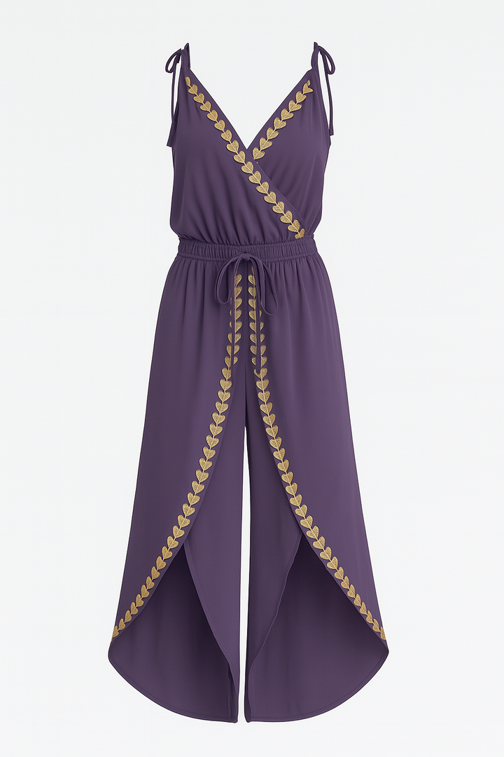 Lorena - Dress Mono with Golden Details