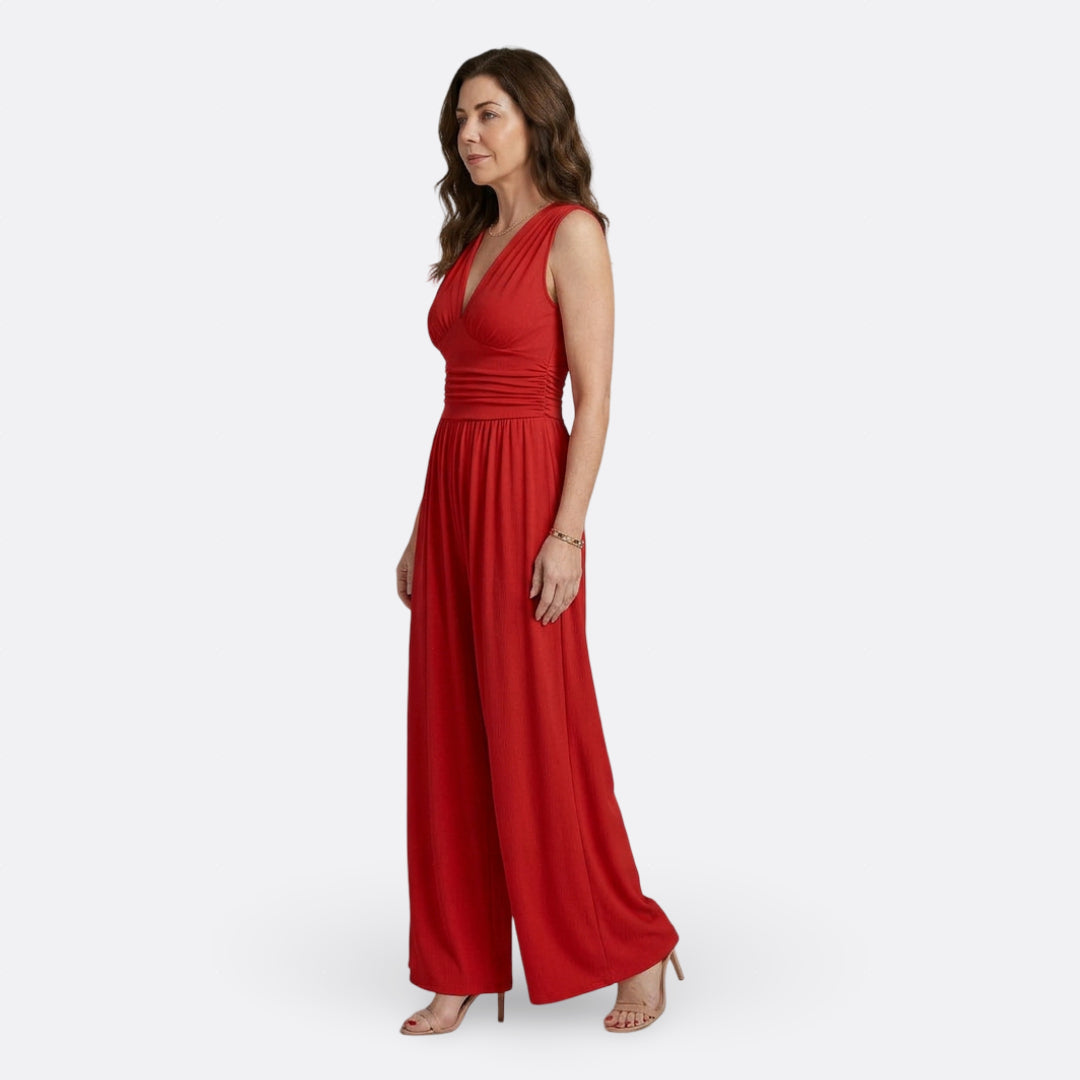 Eleanor - Chic Sleeveless Jumpsuit with Wide Legs