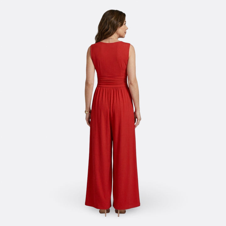 Eleanor - Chic Sleeveless Jumpsuit with Wide Legs