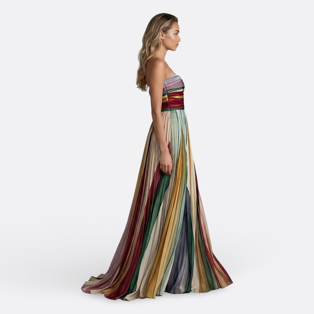 Lise - Long Strapless Dress