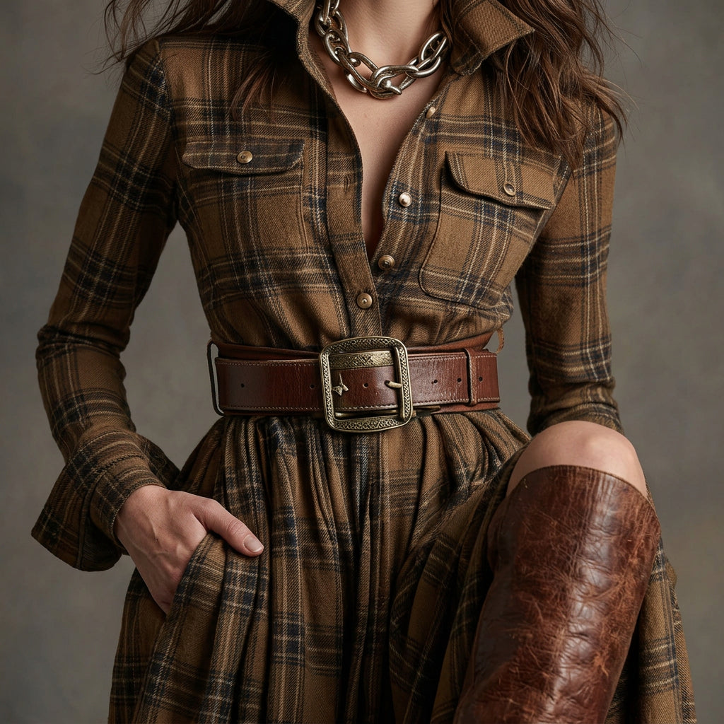 Maya - Shirt Dress with Belt