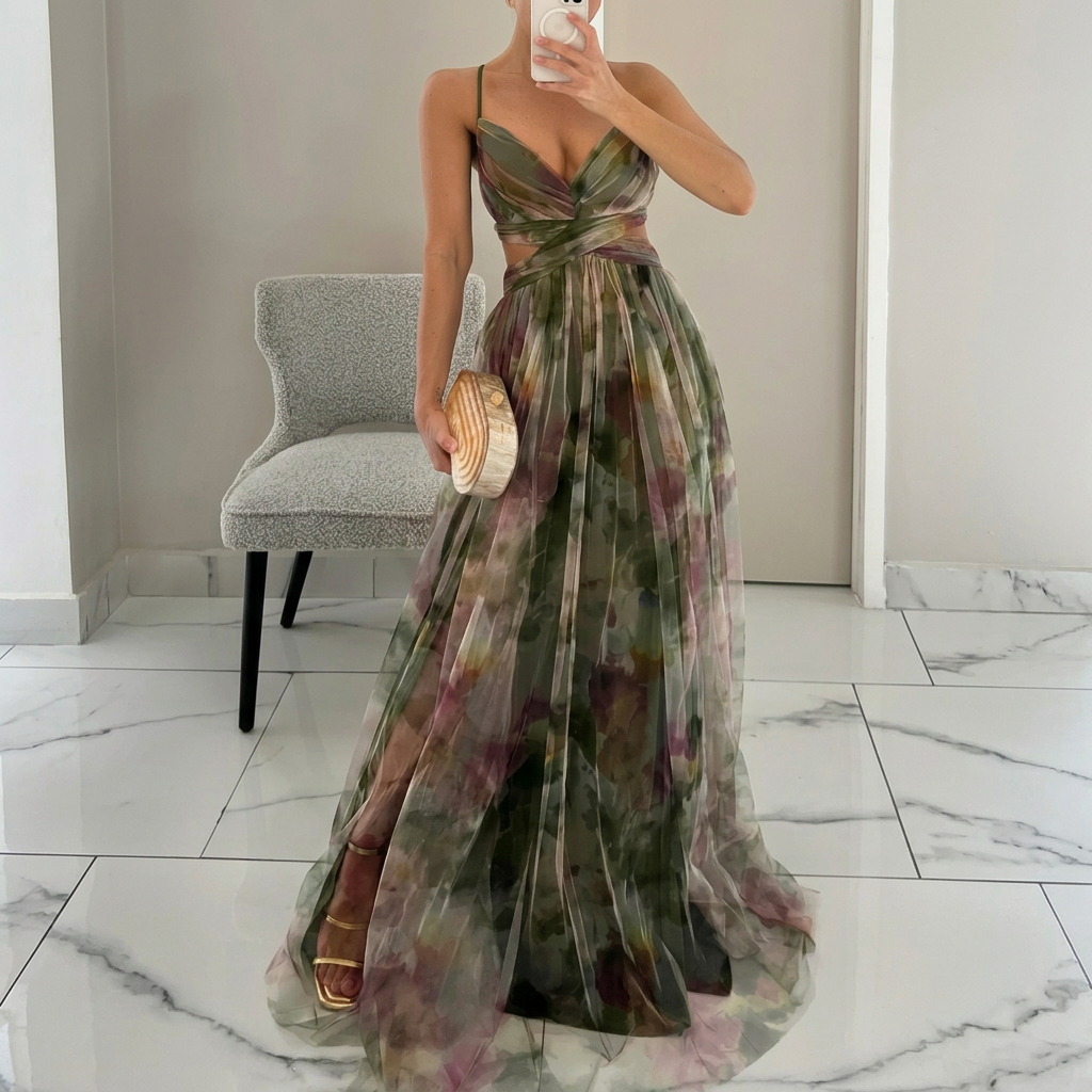 Daisy - Maxi Dress with Floral Print