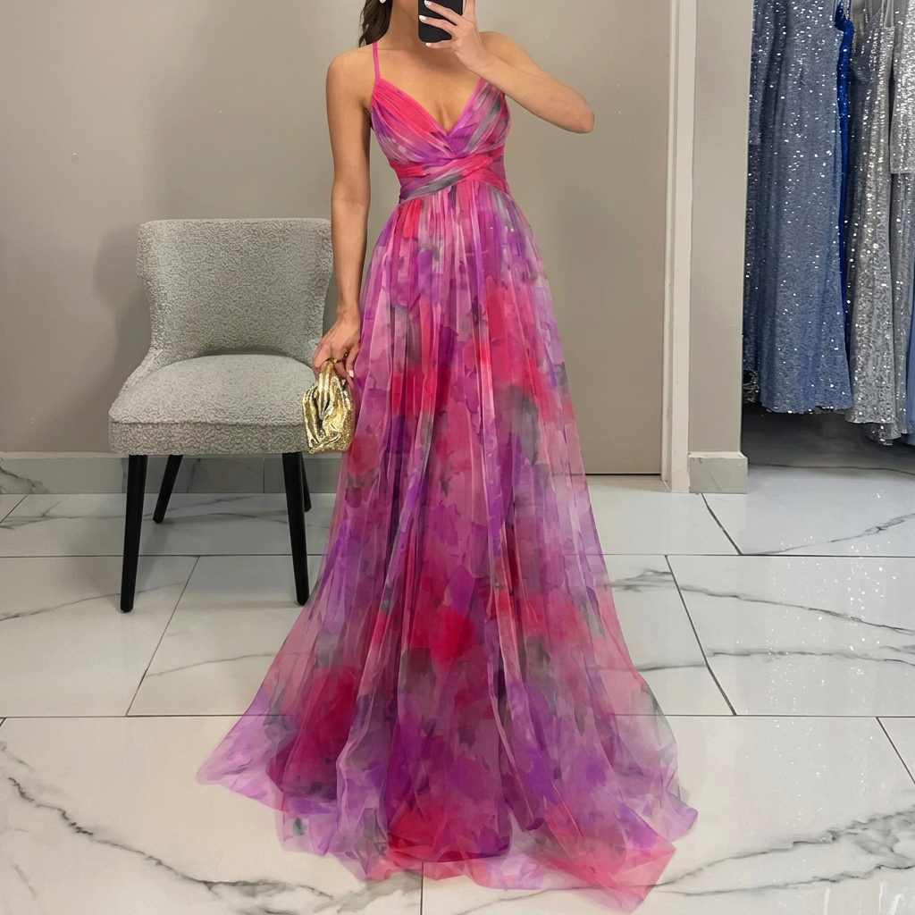 Daisy - Maxi Dress with Floral Print
