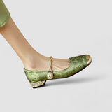 Natalie | Pearl Strap Mary Janes