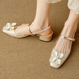 Chloe | Vintage Block-Heel Pumps