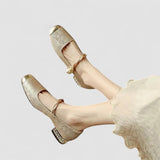 Natalie | Pearl Strap Mary Janes