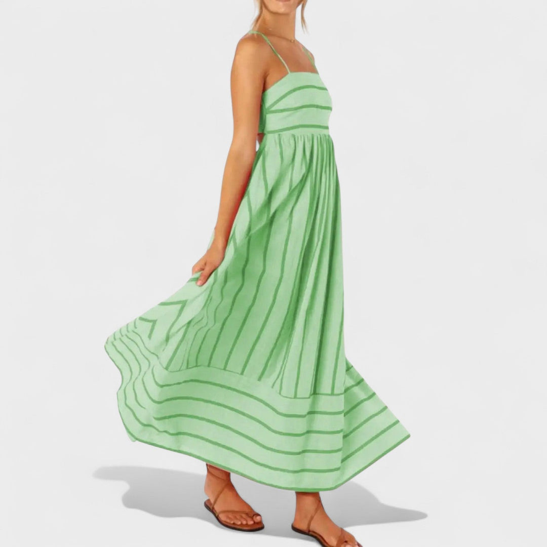 Isabel - Long Striped Dress