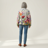 Lucy - Quilted Jacket with Colourful Wildflowers