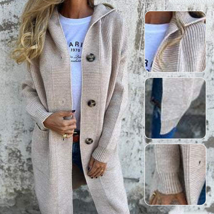 Everlyn - Cozy Hooded Cardigan