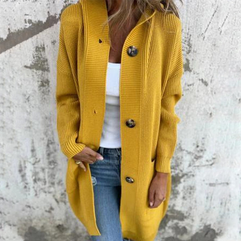 Everlyn - Cozy Hooded Cardigan