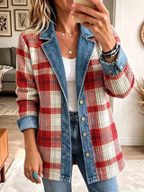 Hailey | Vintage Patchwork Denim Jacket