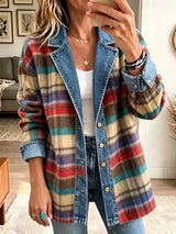 Sarah | Vintage Patchwork Denim Jacket