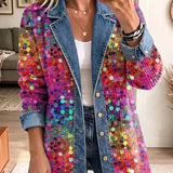Kennedy | Sequin-Pattern Statement Jacket