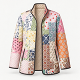 Audrey - Floral Print Quilted Jacket