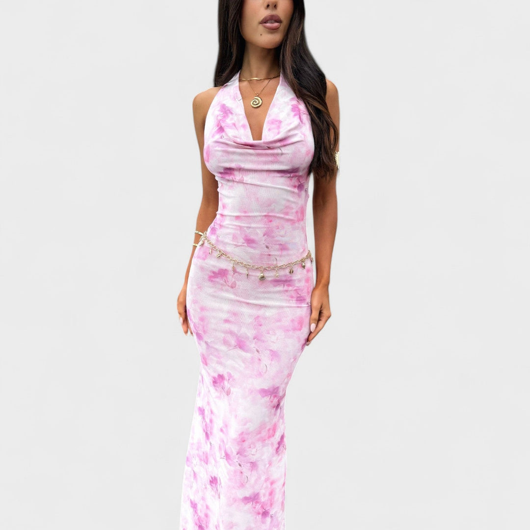 Mara - Pink Floral Dress