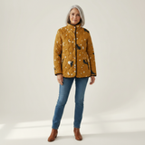 Luna - Quilted Jacket with Moon and Cat Motifs