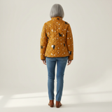 Luna - Quilted Jacket with Moon and Cat Motifs