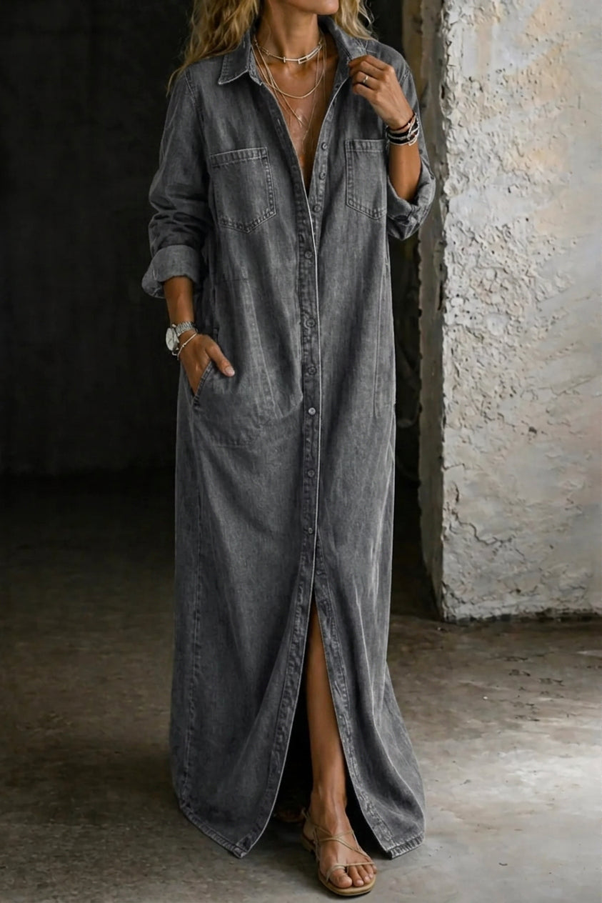 Delana - Button Down Dress