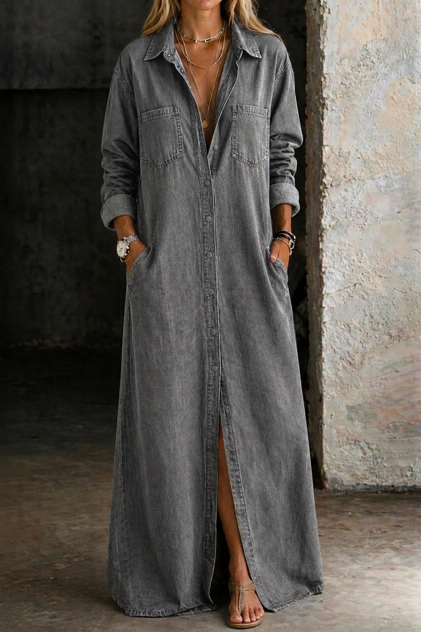 Delana - Button Down Dress